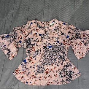Floral Dressy Blouse